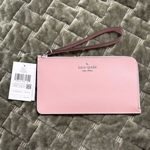 NWT Pink Kate Spade Wristlet